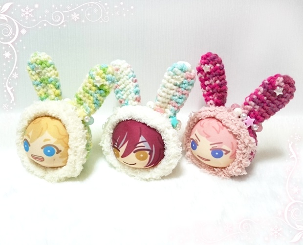 おまんじゅうきぐるみ(ちび用)★コットンキャンディー うさぎ★新色