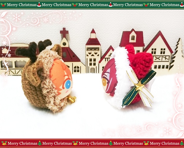 おまんじゅうきぐるみ(ちび用)★Xmas クリスマス サンタ トナカイ