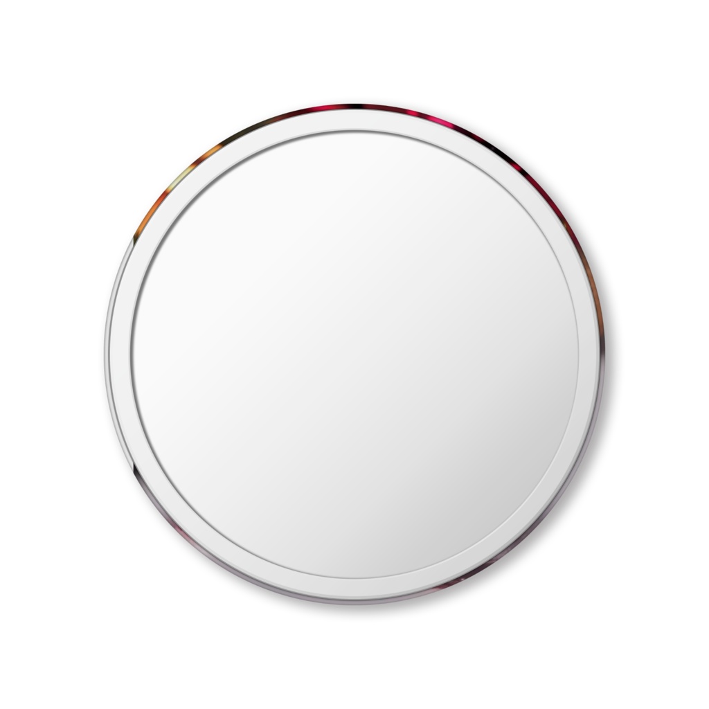 賑やかクリスマス風缶ミラーケース