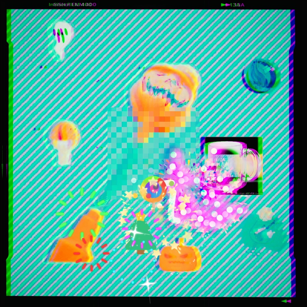 ハロウィンでイベントな感じの写真風加工イラスト