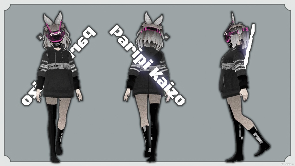 『パリピ』Tidal Wave【オリジナル3Dモデル】