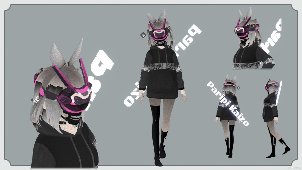 『パリピ』Tidal Wave【オリジナル3Dモデル】