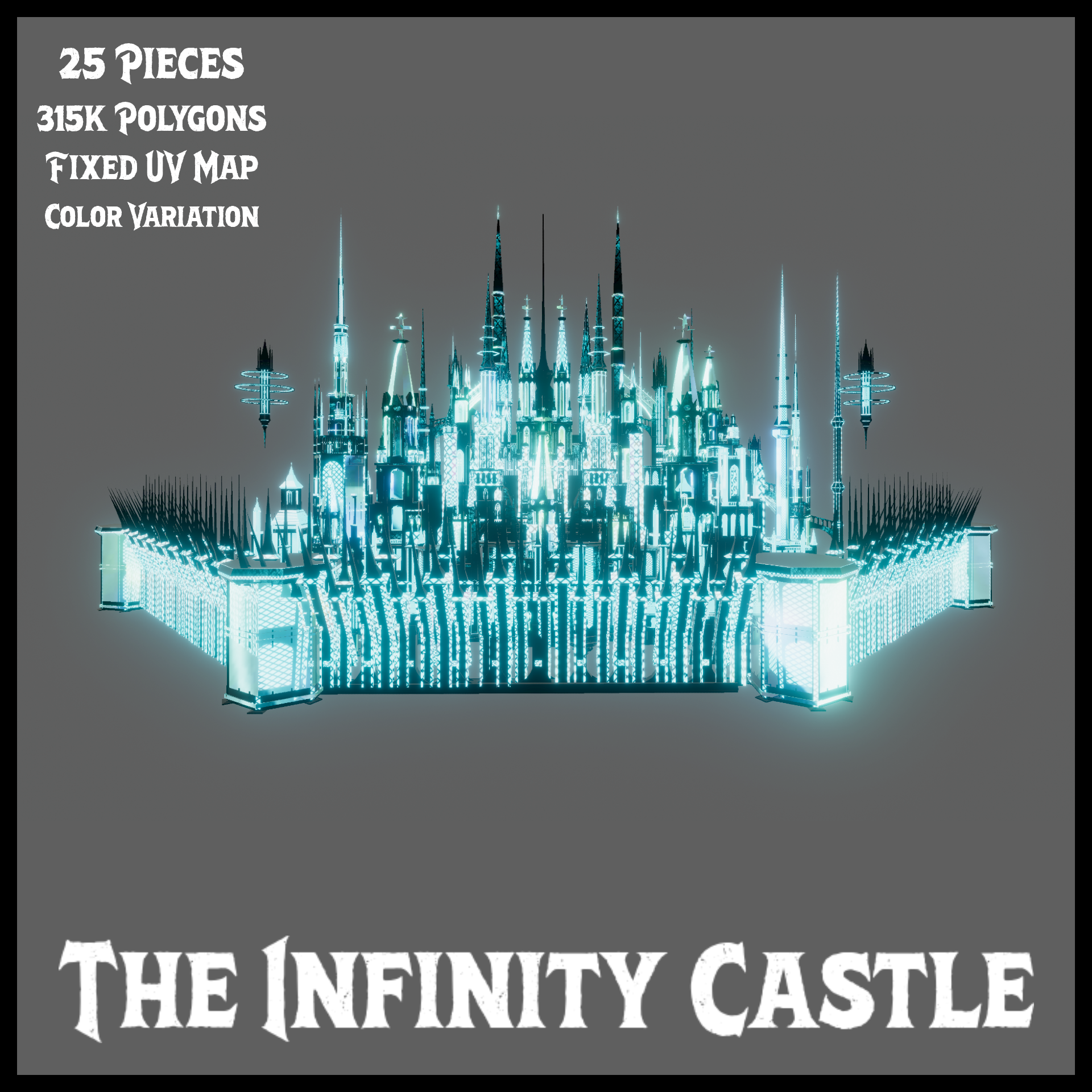 [3Dコレクション] - The Infinity Castle - (Kaizo Collection) - Descendant - BOOTH