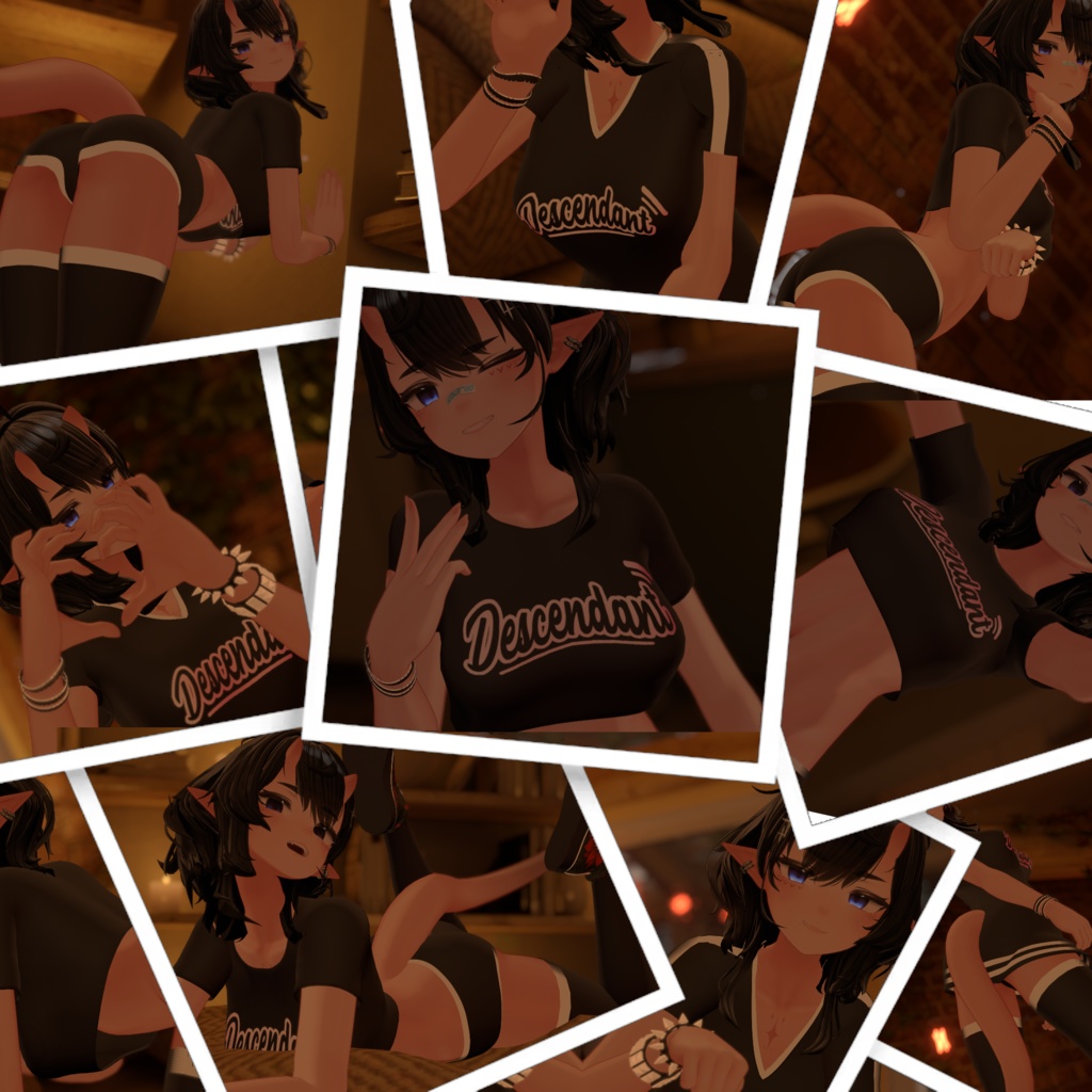 🌟50% 割引!🌟˗ˏˋ ★ Demon Brat ★ˎˊ˗ 『Kaizo 衣料品モデル』