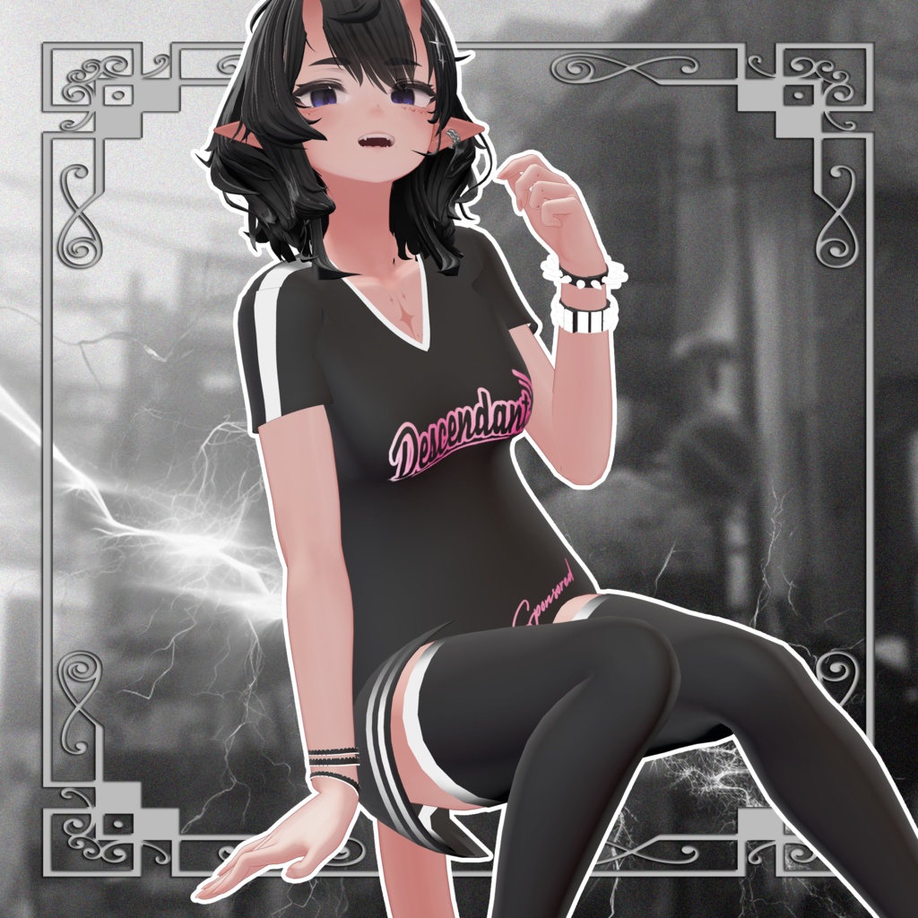 🌟50% 割引!🌟˗ˏˋ ★ Demon Brat ★ˎˊ˗ 『Kaizo 衣料品モデル』