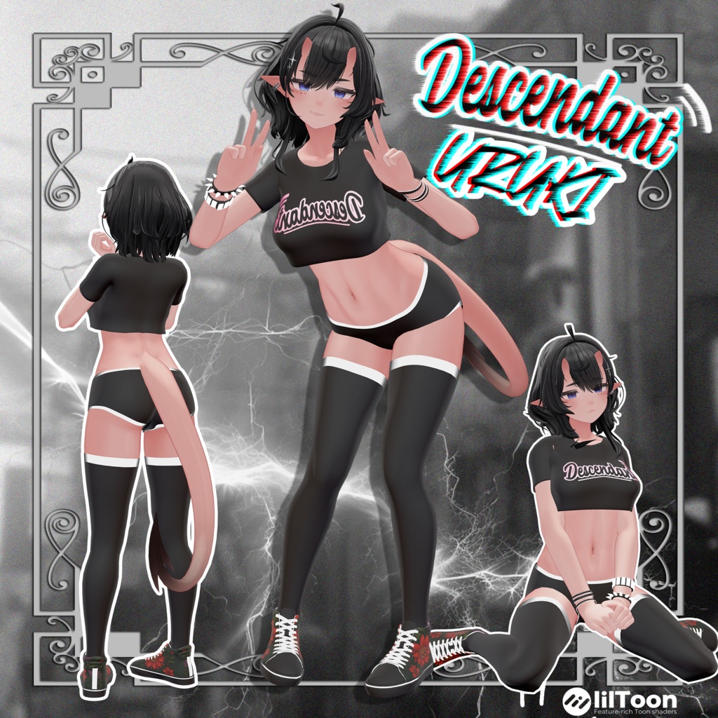 🌟50% 割引!🌟˗ˏˋ ★ Demon Brat ★ˎˊ˗ 『Kaizo 衣料品モデル』