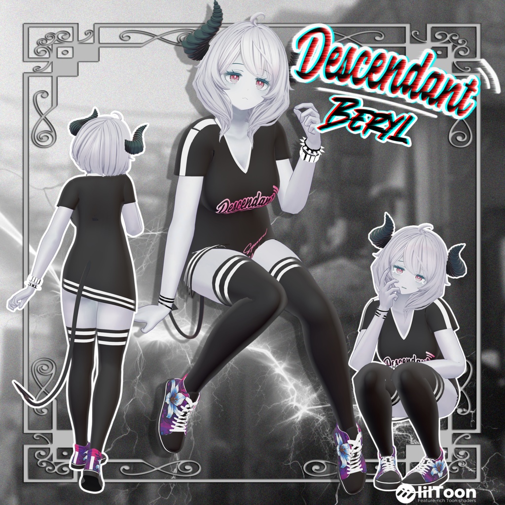 🌟50% 割引!🌟˗ˏˋ ★ Demon Brat ★ˎˊ˗ 『Kaizo 衣料品モデル』