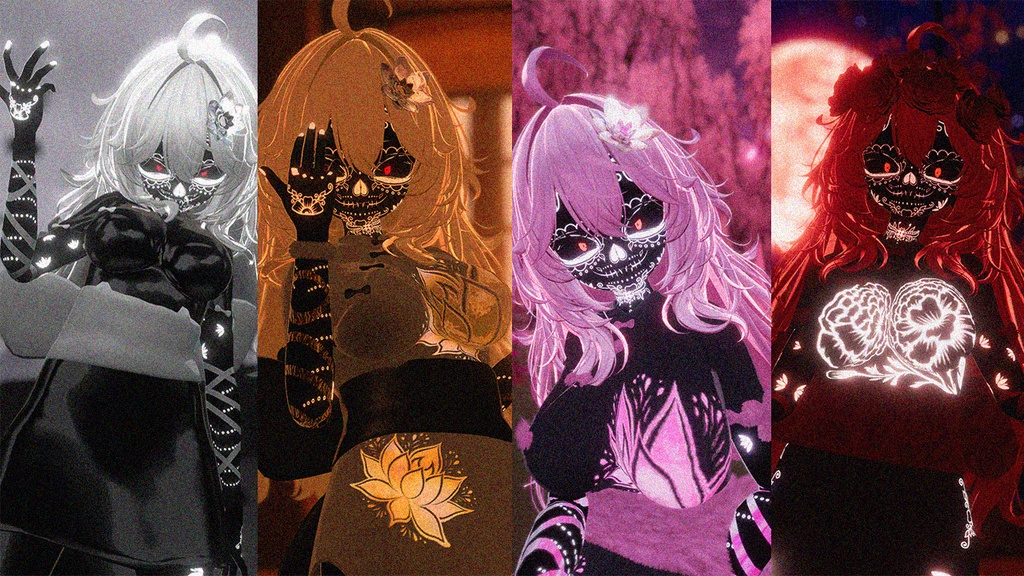 🌹 「Día De Los Muertos」🌹 - (VRChat用衣装モデル)
