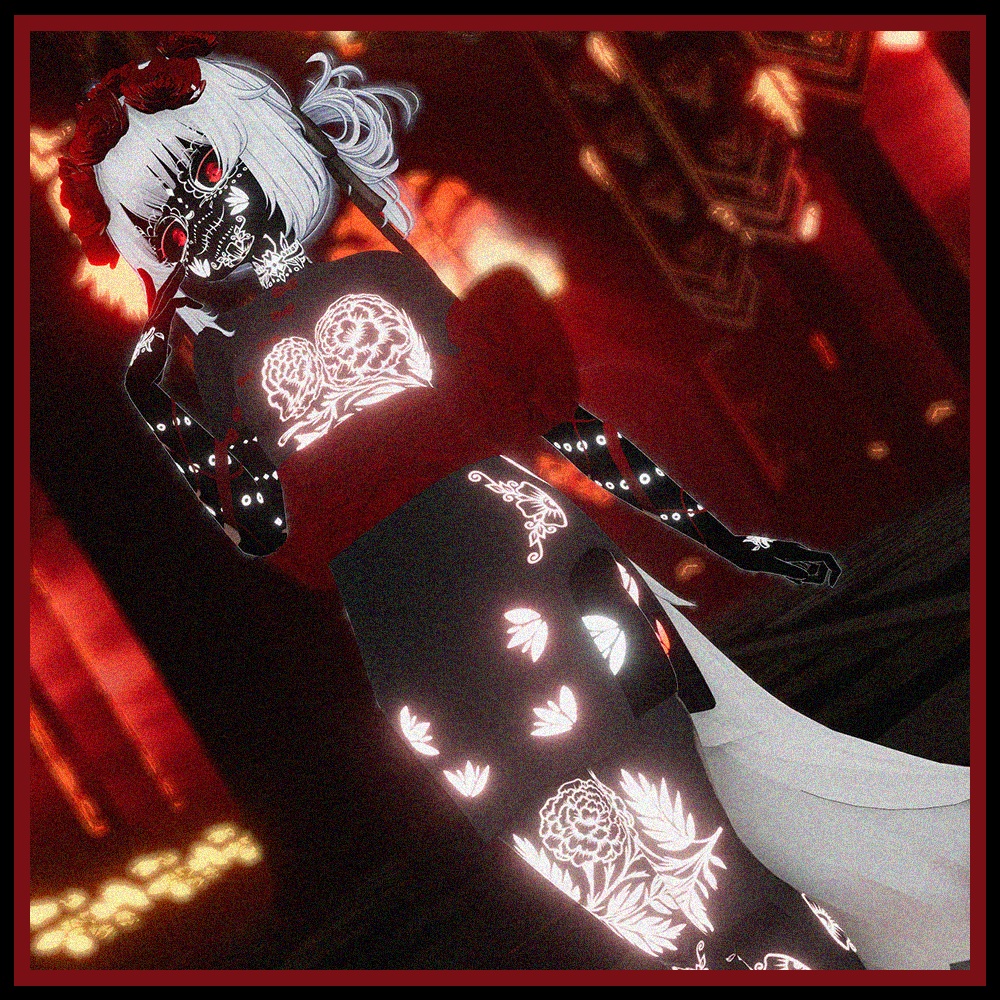 🌹 「Día De Los Muertos」🌹 - (VRChat用衣装モデル)