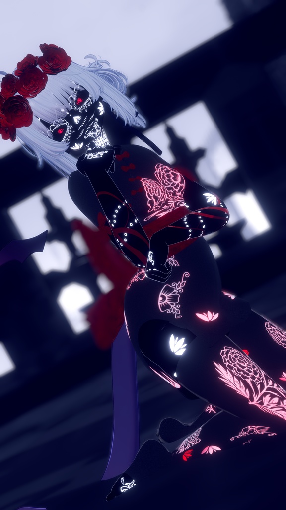 🌹 「Día De Los Muertos」🌹 - (VRChat用衣装モデル)
