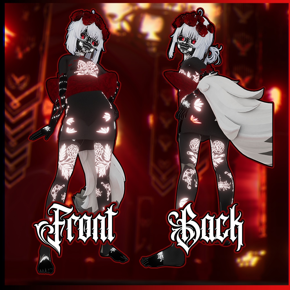 🌹 「Día De Los Muertos」🌹 - (VRChat用衣装モデル)