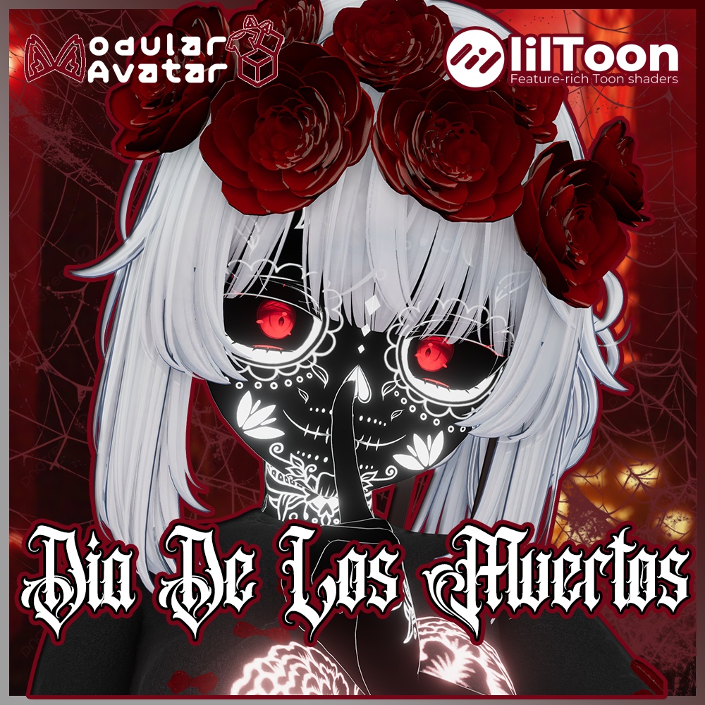🌹 「Día De Los Muertos」🌹 - (VRChat用衣装モデル)
