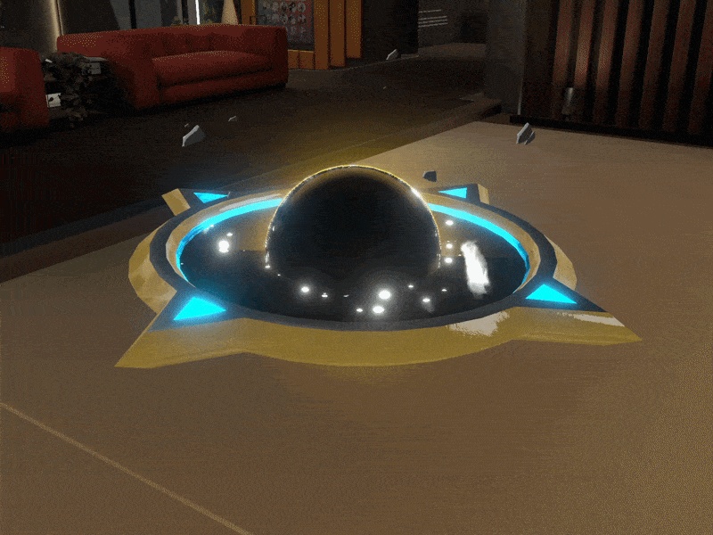 Solar Flare — ブラックホール・ヘイロー(3Dアクセサリー)