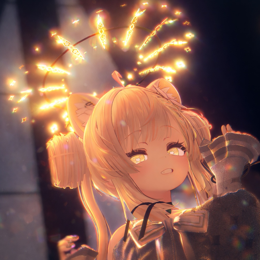 Free! - ソーラーウィンド - VRCHAT ヘッドアクセサリー