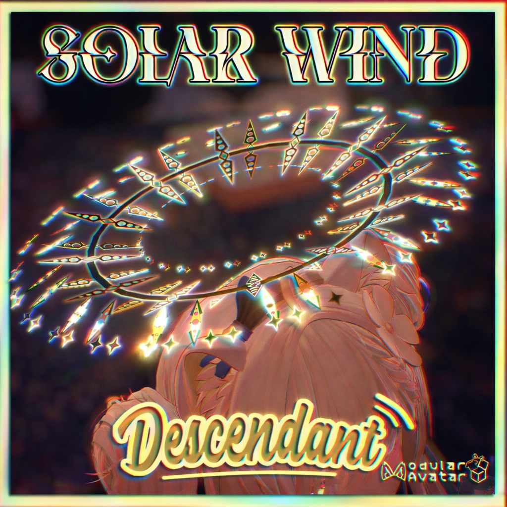 Free! - ソーラーウィンド - VRCHAT ヘッドアクセサリー