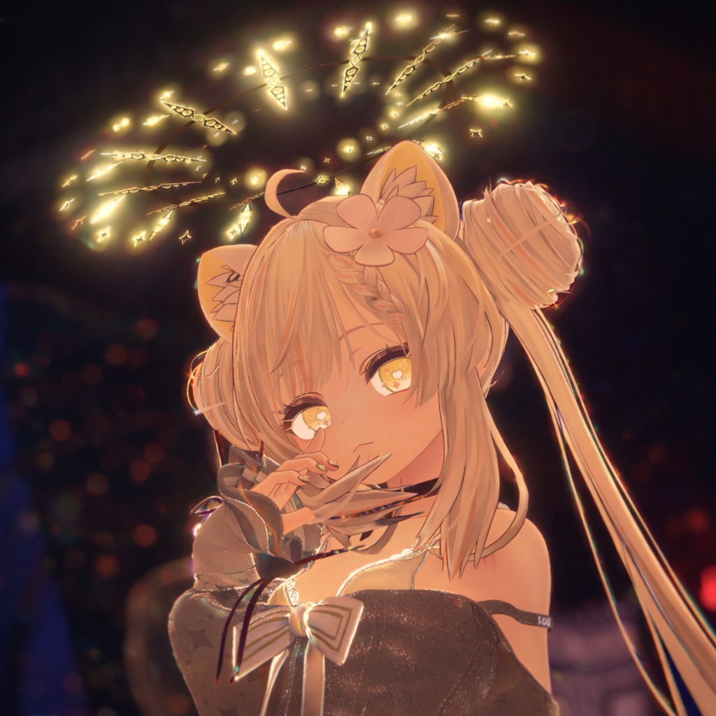 Free! - ソーラーウィンド - VRCHAT ヘッドアクセサリー