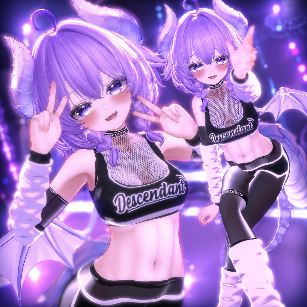【愛莉対応】 - 𝐎𝐮𝐫𝐚𝐧𝐨𝐩𝐡𝐨𝐛𝐢𝐚 -『𝐃𝐚𝐫𝐤 𝐑𝐚𝐯𝐞 衣装モデル』(𝐌𝐀)