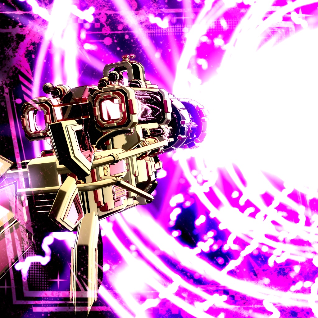 【6 Color Variants / VRC対応】𝐄𝐧𝐡𝐚𝐧𝐜𝐞𝐝 𝐇𝐲𝐩𝐞𝐫𝐥𝐢𝐧𝐤 𝐈𝐈 - Sci-Fi Minigun『Descendant』(MA / lilToon)