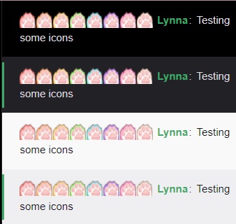 【Twitch】Rainbow Paw Badges