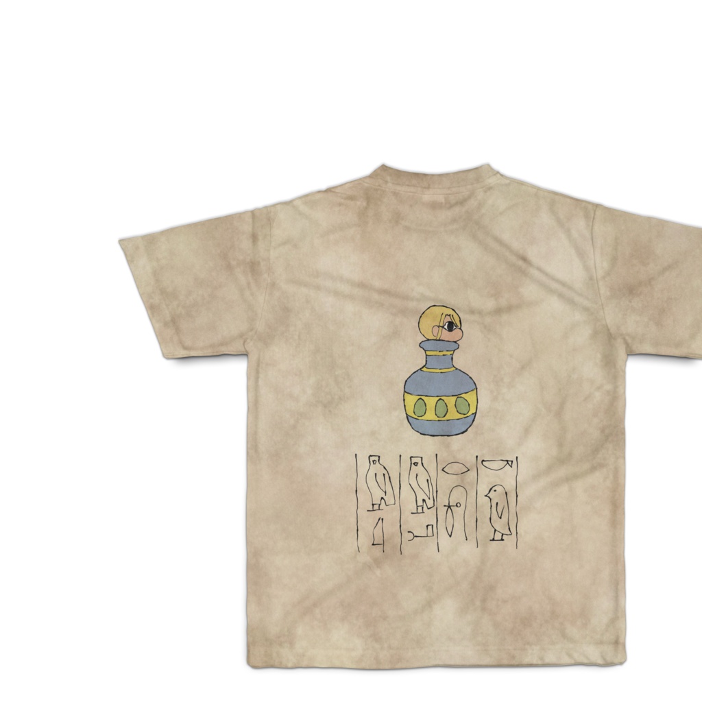 ミニ千里ちゃん劇場 エジプト壁画Tシャツ