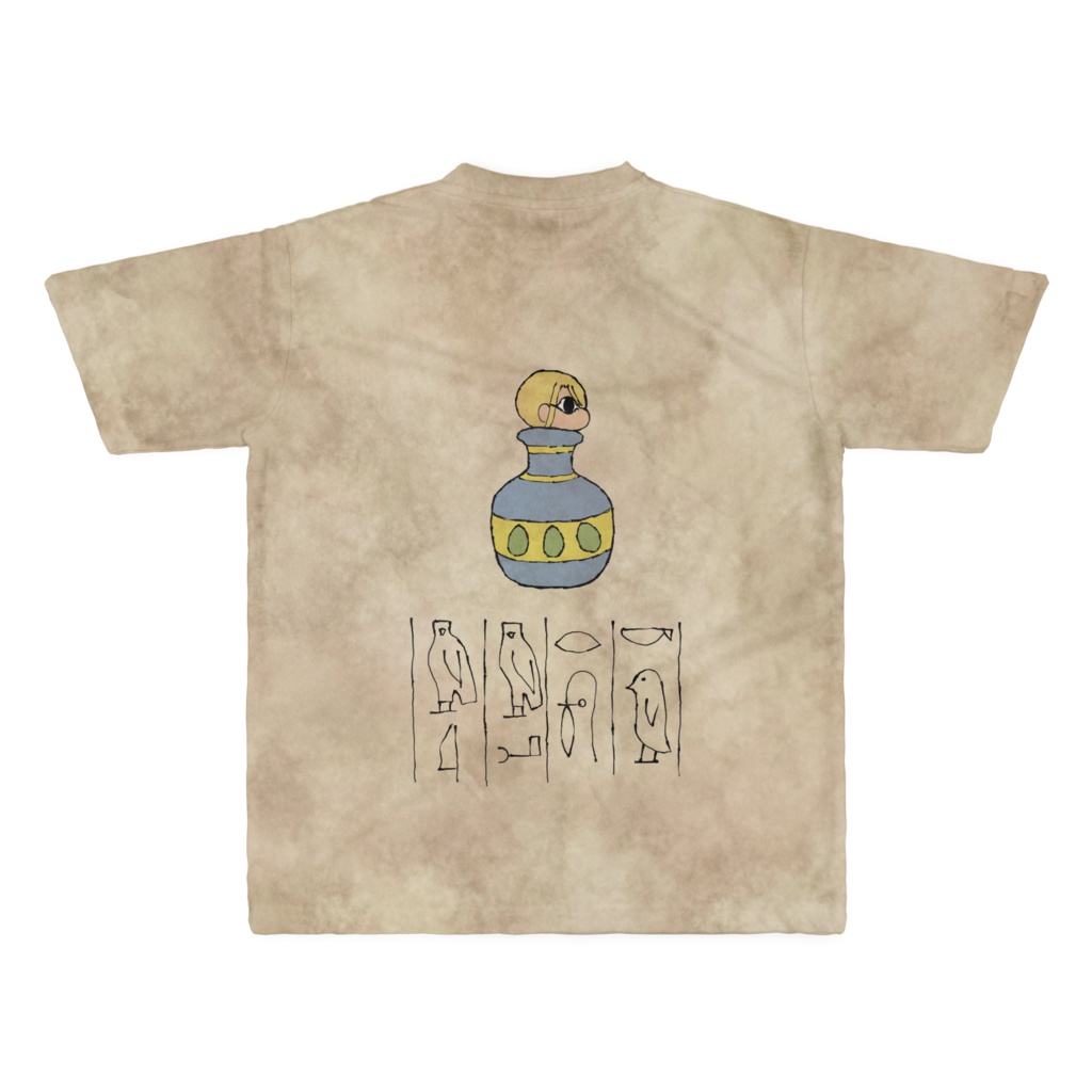 ミニ千里ちゃん劇場 エジプト壁画Tシャツ