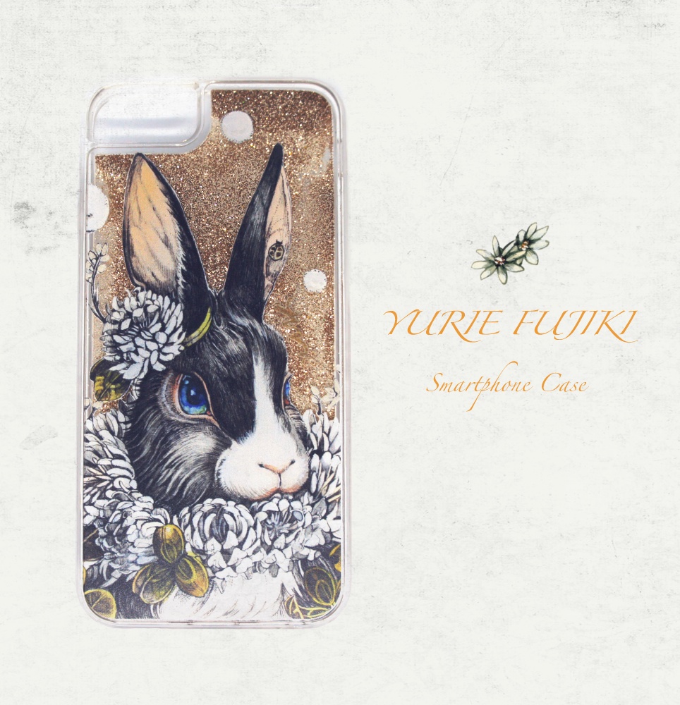 グリッタースマホケース　iPhone / Galaxy（Sand Gold）