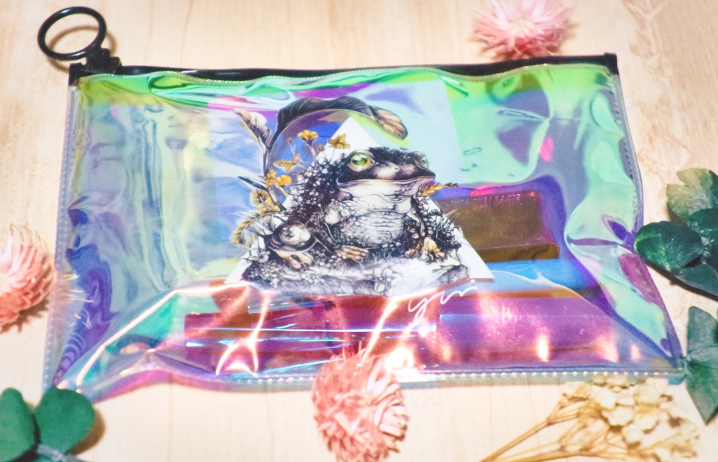 オーロラ カエルポーチ