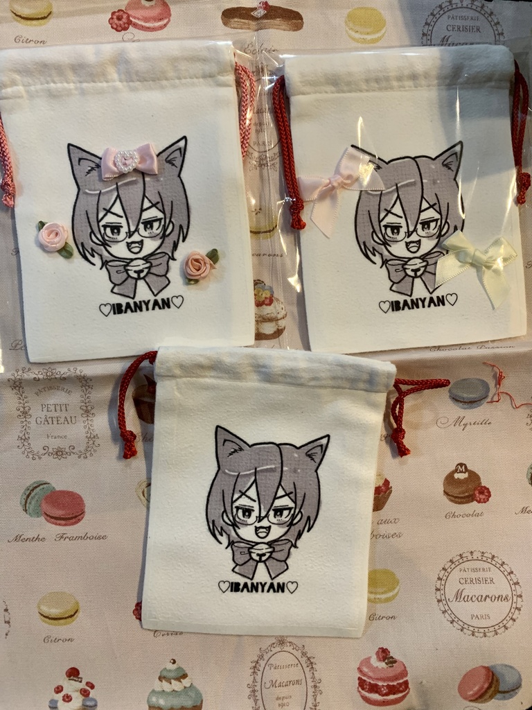 いばにゃん巾着