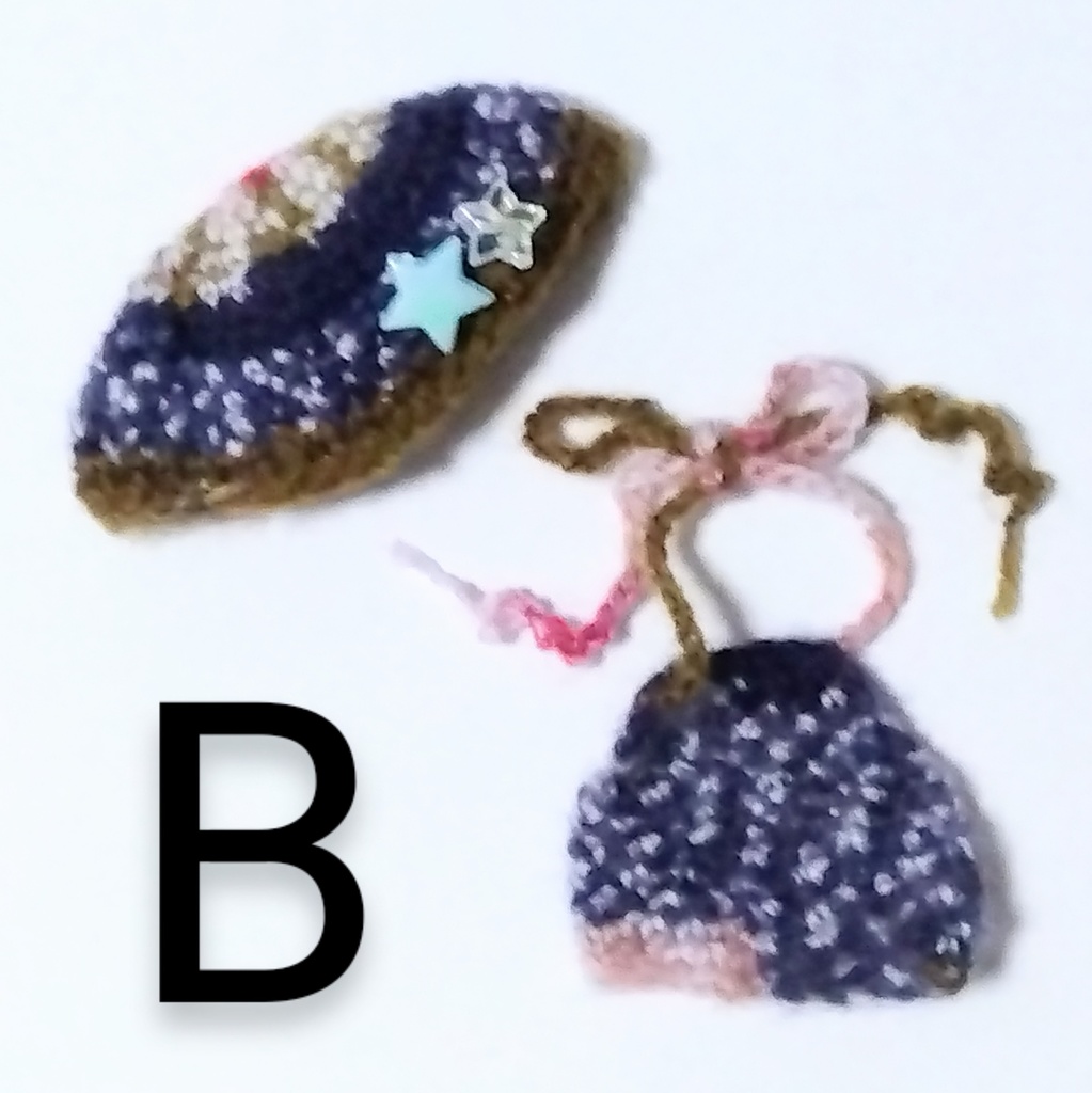 ちぃぬい用 帽子 サロペット 2点セット
