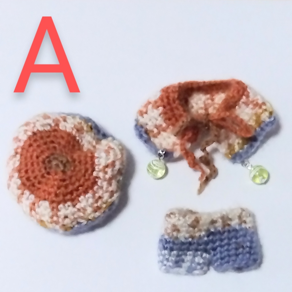 ちぃぬい用 帽子 ポンチョ パンツ 3点セット