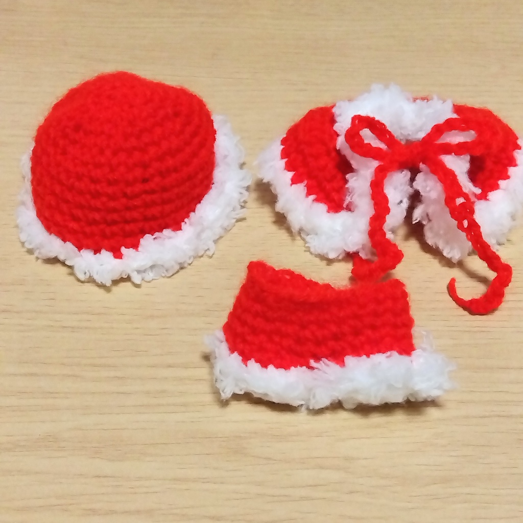 ちぃぬい用 ぬい服 サンタコス クリスマスコス