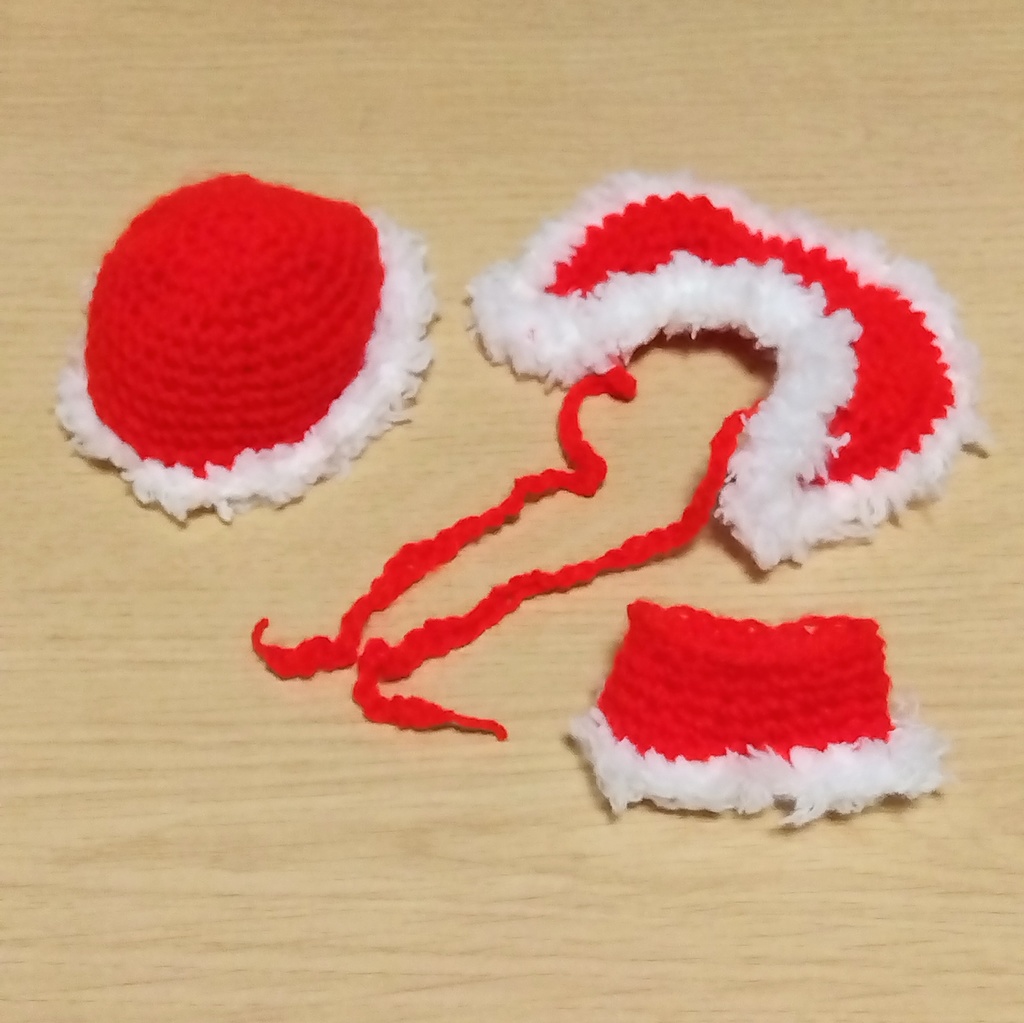 ちぃぬい用 ぬい服 サンタコス クリスマスコス