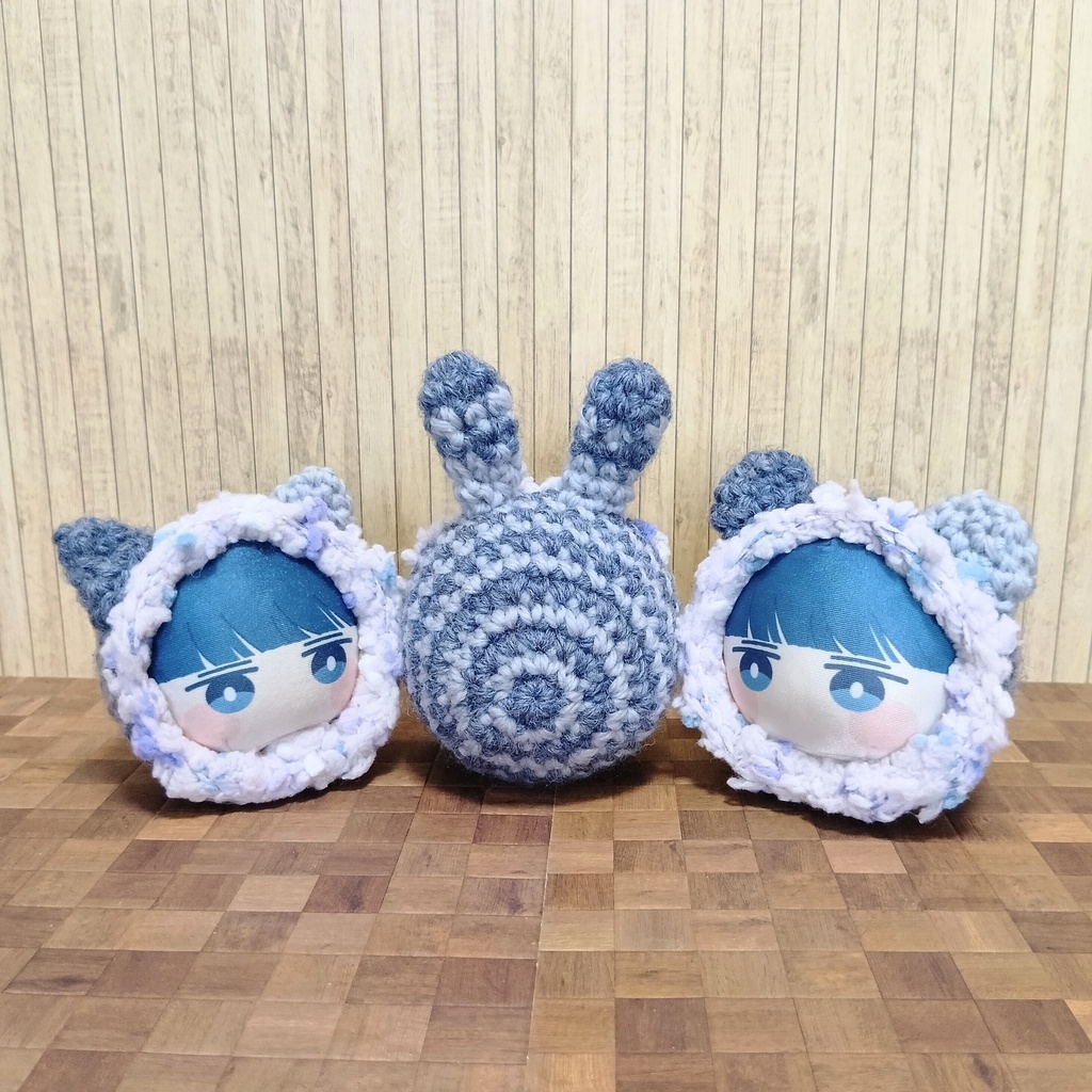 推しカラー　青　ブルー　あにずきん用着ぐるみ