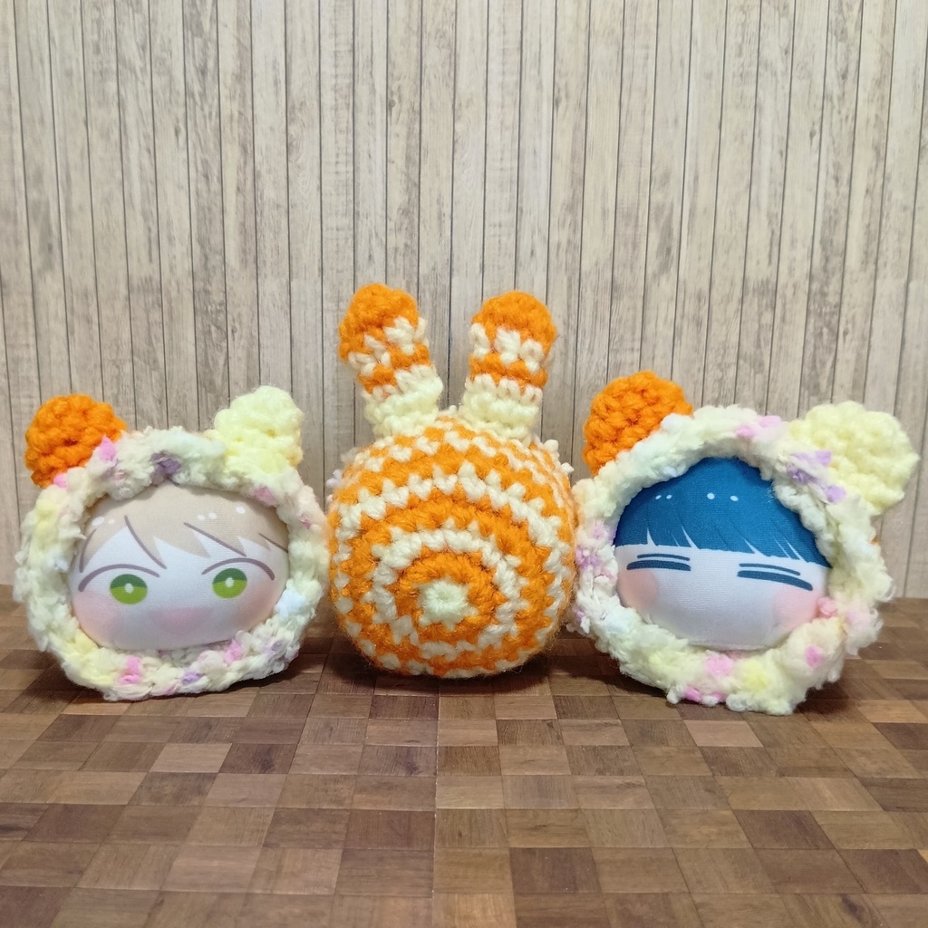 推しカラー 橙 オレンジ 黄 イエロー あにずきん用着ぐるみ