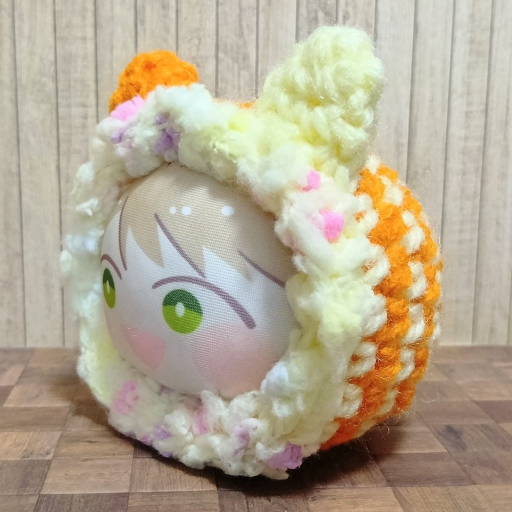 推しカラー 橙 オレンジ 黄 イエロー あにずきん用着ぐるみ