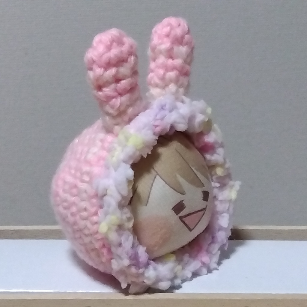 推しカラー ピンク あにずきん用着ぐるみ