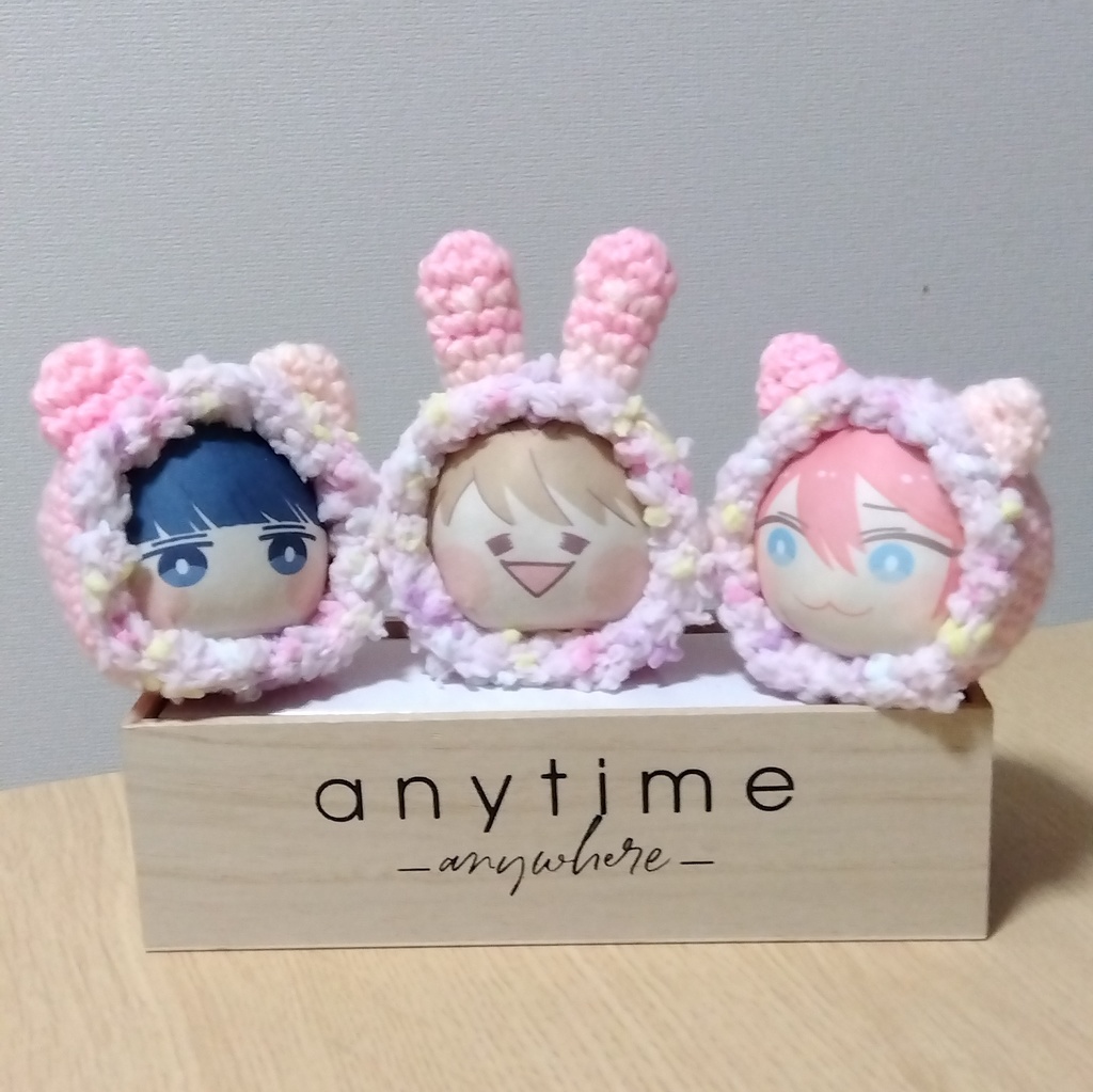 推しカラー ピンク あにずきん用着ぐるみ