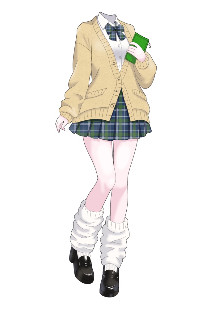 ブレザー制服お着替え素材