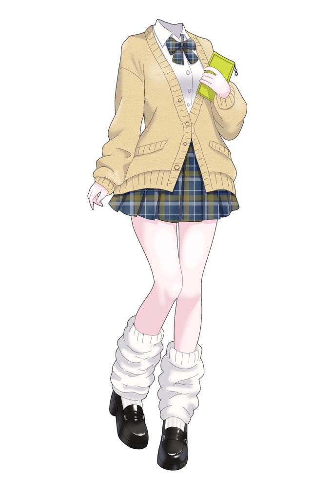 ブレザー制服お着替え素材