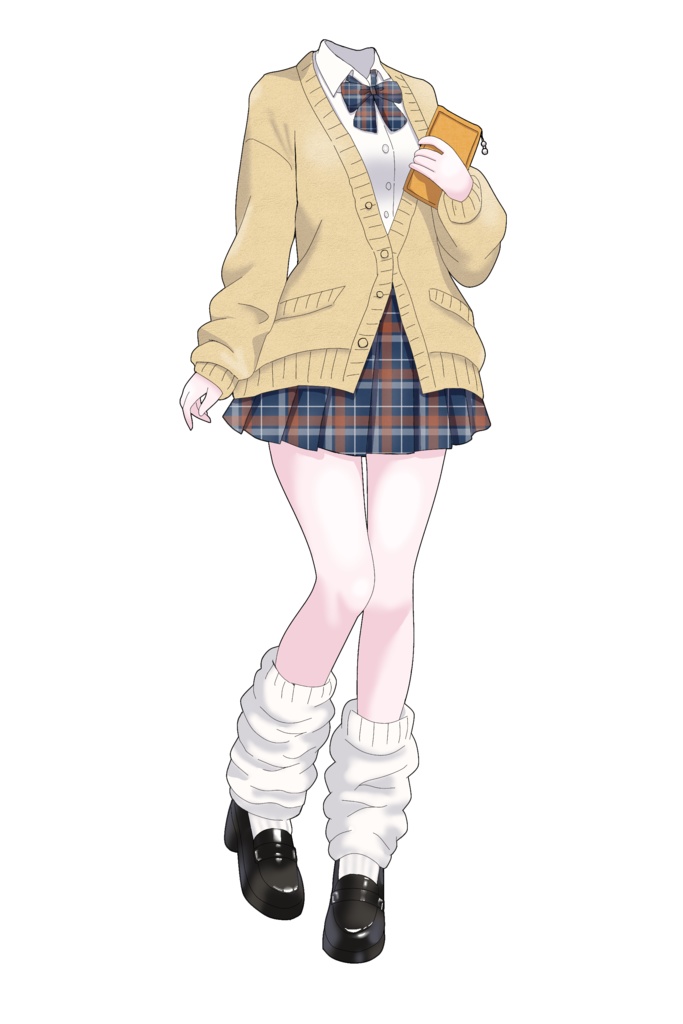 ブレザー制服お着替え素材