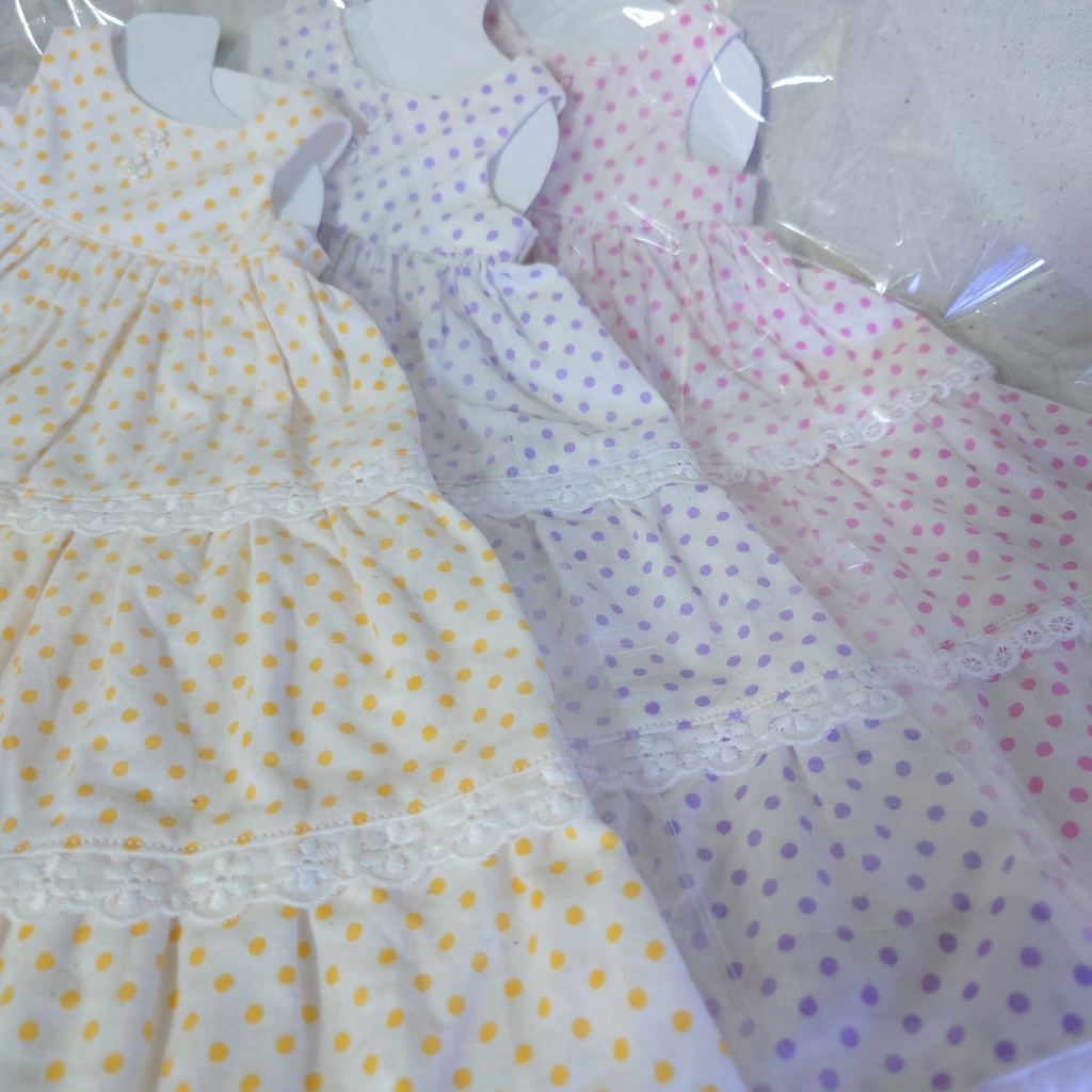 "DearSD"水玉ティアードワンピース