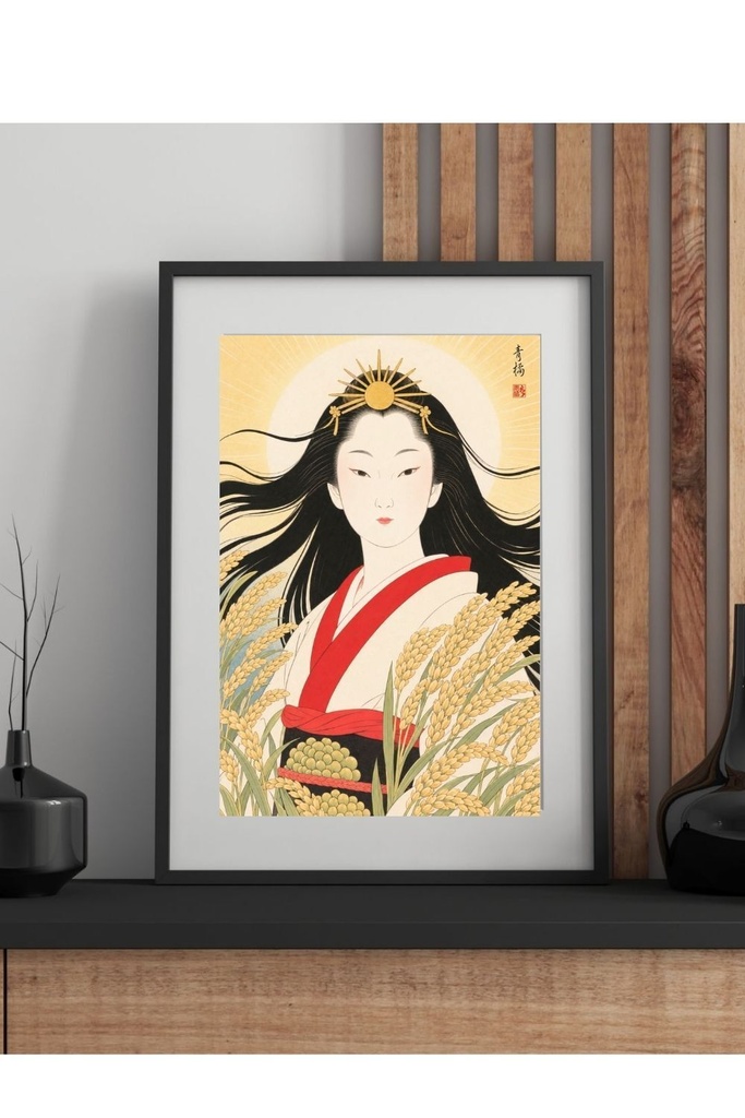 アマテラスオオミカミ | 浮世絵風デジタルアート