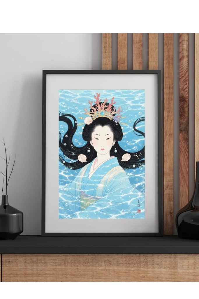 トヨタマヒメノミコト | 浮世絵風デジタルアート