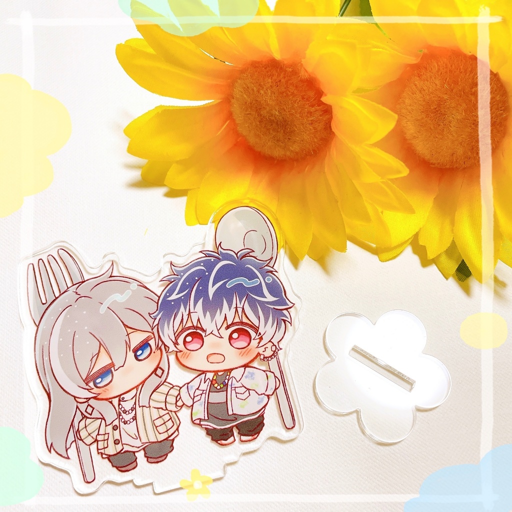 ユキモモ ごはんといっしょ アクリルスタンド