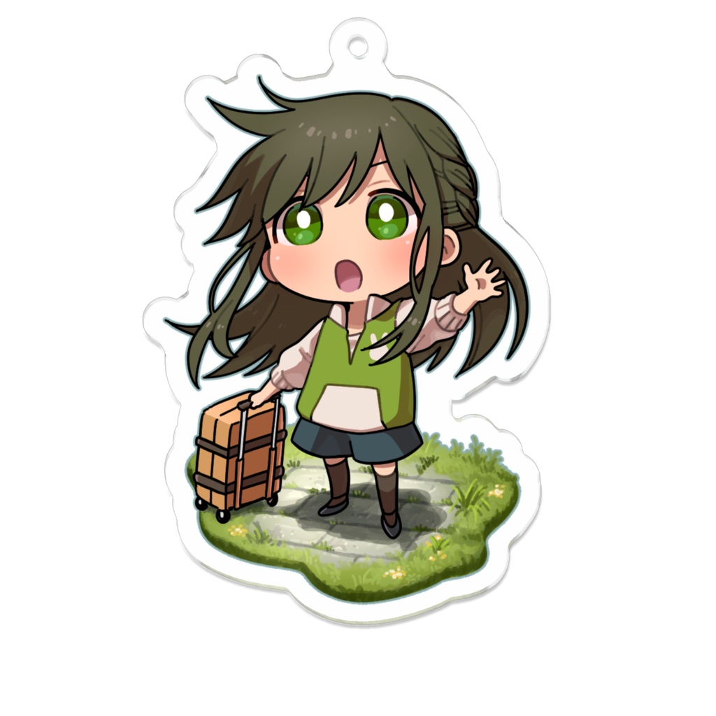朝溶けの魔女 アクリルキーホルダー ユイ