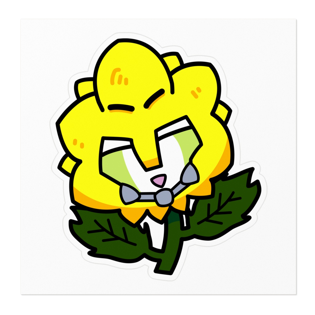 ひまわりリーガー ステッカーA(葉つき)