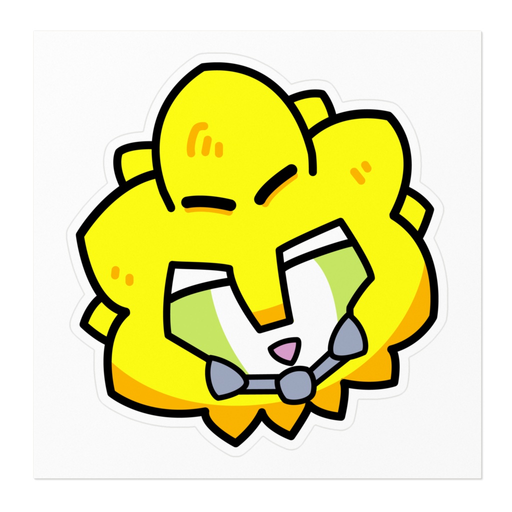 ひまわりリーガー ステッカーB(葉なし)