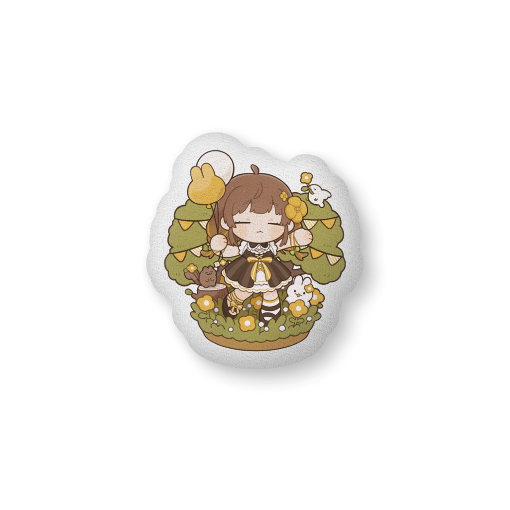 【2周年記念-②】中岡なあか-両面ふわふわクッション