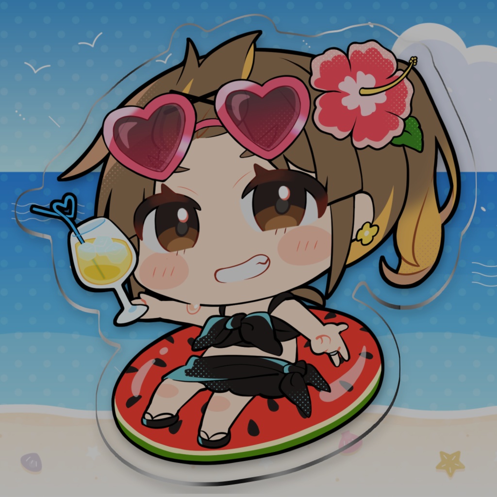 【受注終了】夏休み満喫アクキー2024
