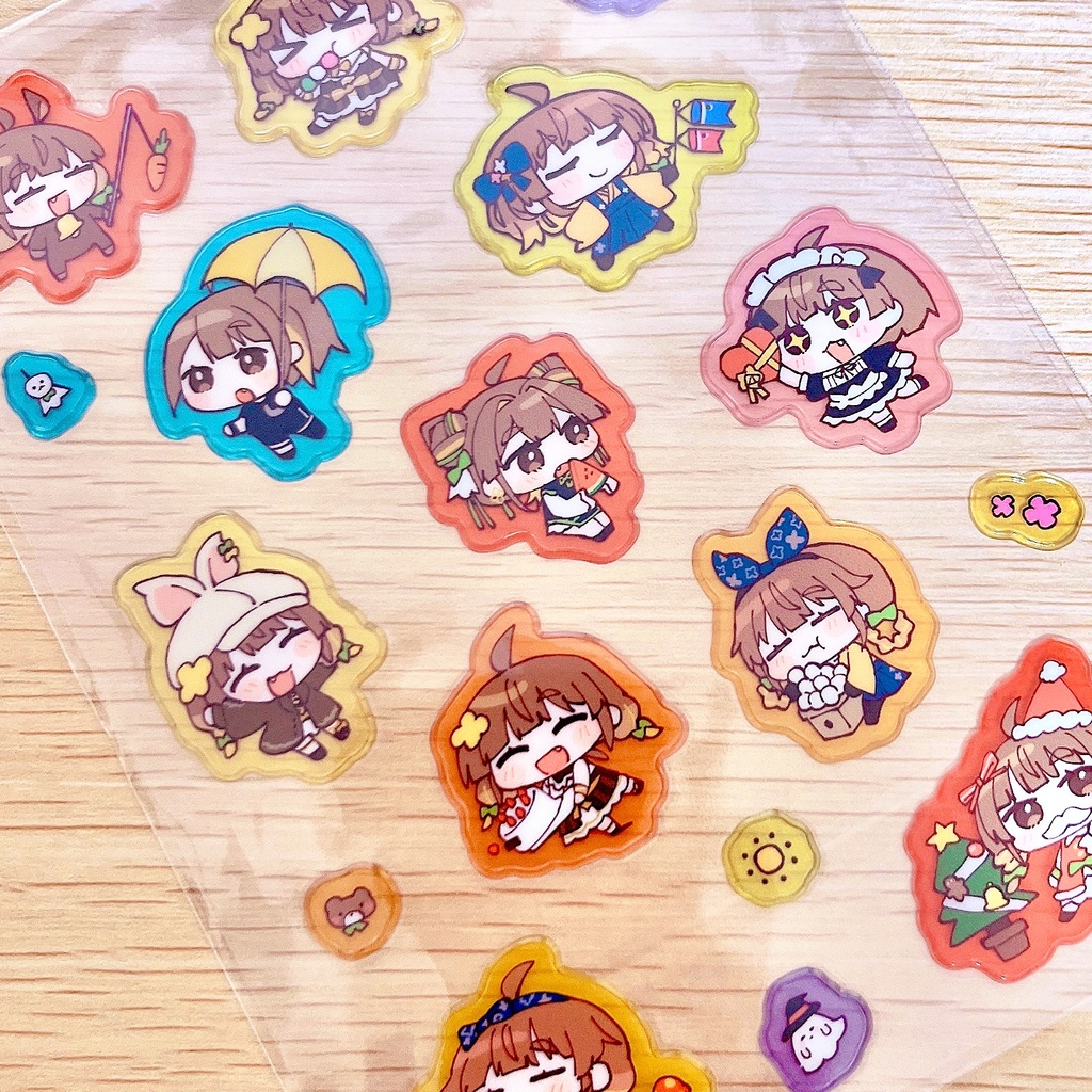 ぷっくりシール